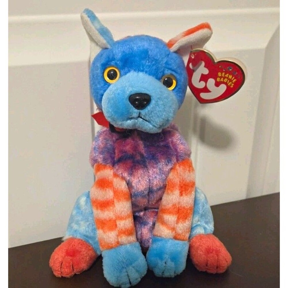 Ty Beanie Babies Hodge-Podge Plush Dog 2002 Vintage Recommended Age 3+